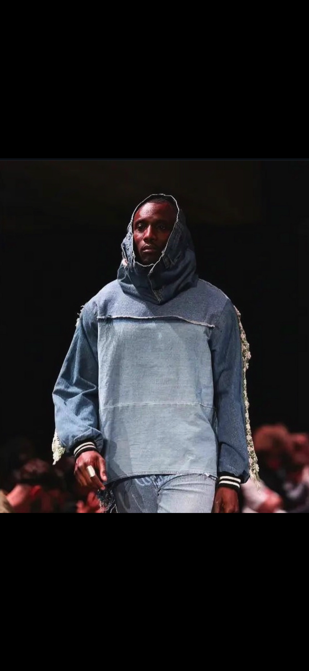 Gringo’s Long Neck Denim Top Ma boutique