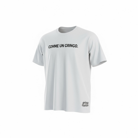 T-shirt Blanc Oversize or Crop – COMME UN GRINGO.